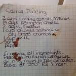 Carrot pudding recipe 2